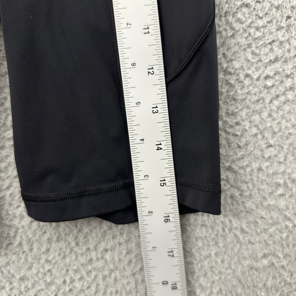 Lululemon Fast Free Shorts 8" Non Reflective Black Athletic Biker Women's 2 - Picture 8 of 8